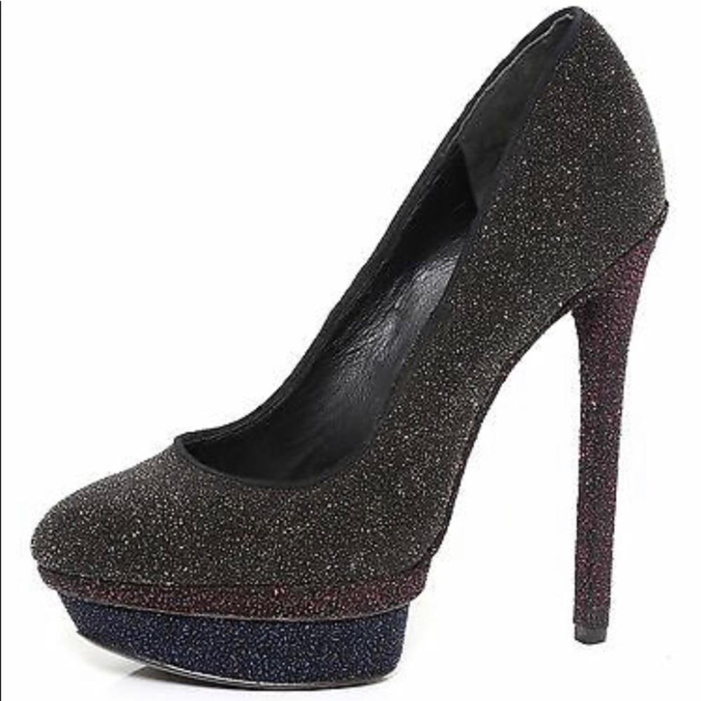 Brian Atwood Multicolor Fontanne Sugar Glitter